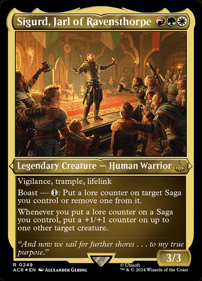 Sigurd, Jarl of Ravensthorpe ACR-249 Assassin's Creed Magic card