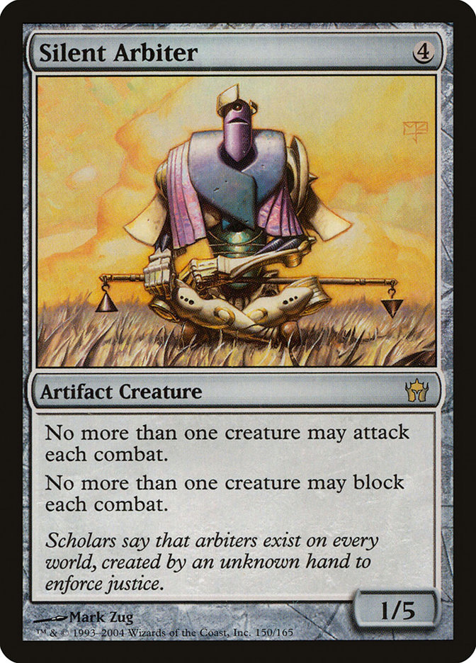 Silent Arbiter 5DN-150 Fifth Dawn Magic card