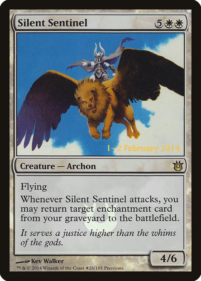 Silent Sentinel PBNG-26STAR Born of the Gods Promos Magic card
