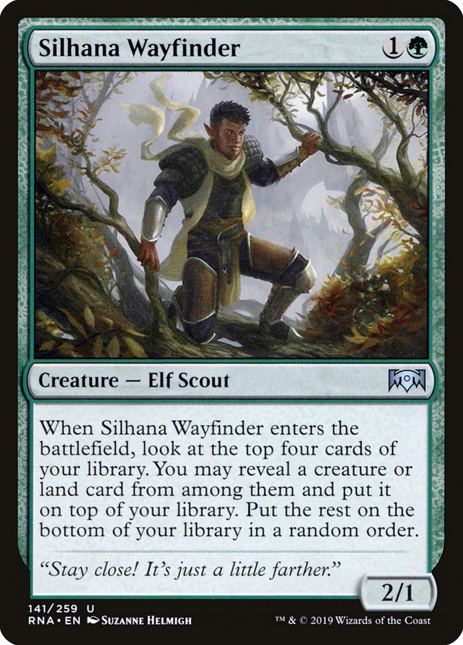 Silhana Wayfinder RNA-141 Ravnica Allegiance Magic card