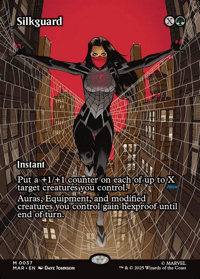 Silkguard MAR-37 Marvel Universe Magic card