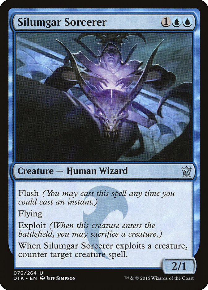 Silumgar Sorcerer DTK-76 Dragons of Tarkir Magic card