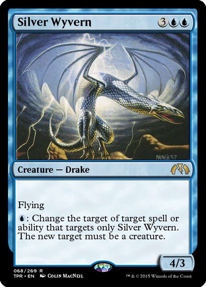 Silver Wyvern TPR-68 Tempest Remastered Magic card