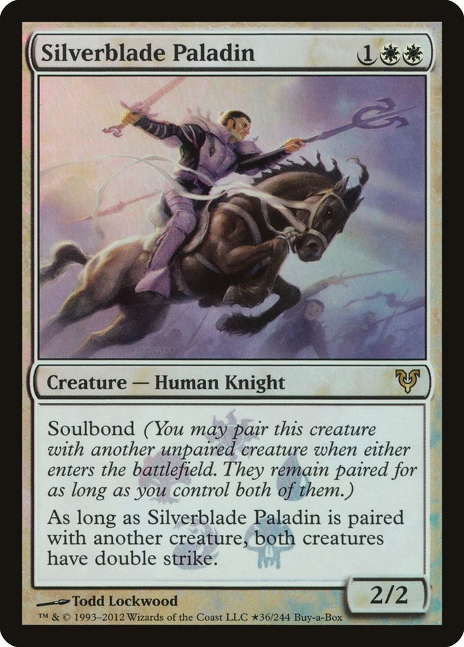 Silverblade Paladin PAVR-36STAR Avacyn Restored Promos Magic card
