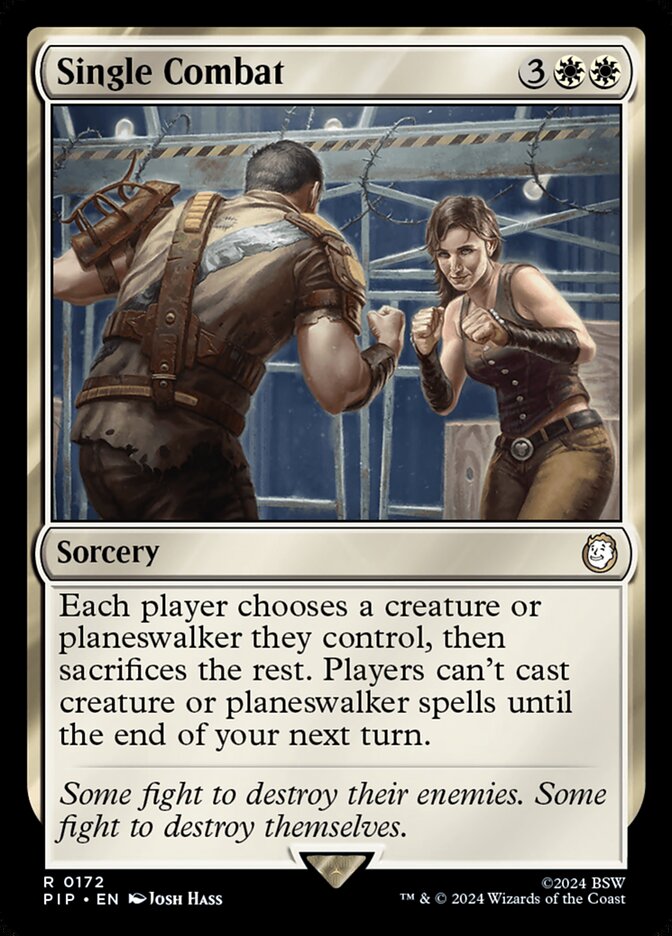 Single Combat PIP-172 Fallout Magic card
