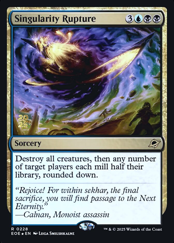 Singularity Rupture PEOE-228S Edge of Eternities Promos Magic card