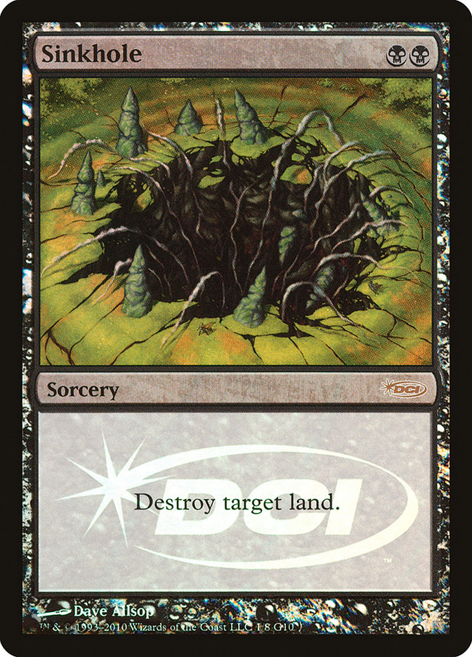 Sinkhole G10-1 Judge Gift Cards 2010 Magic card