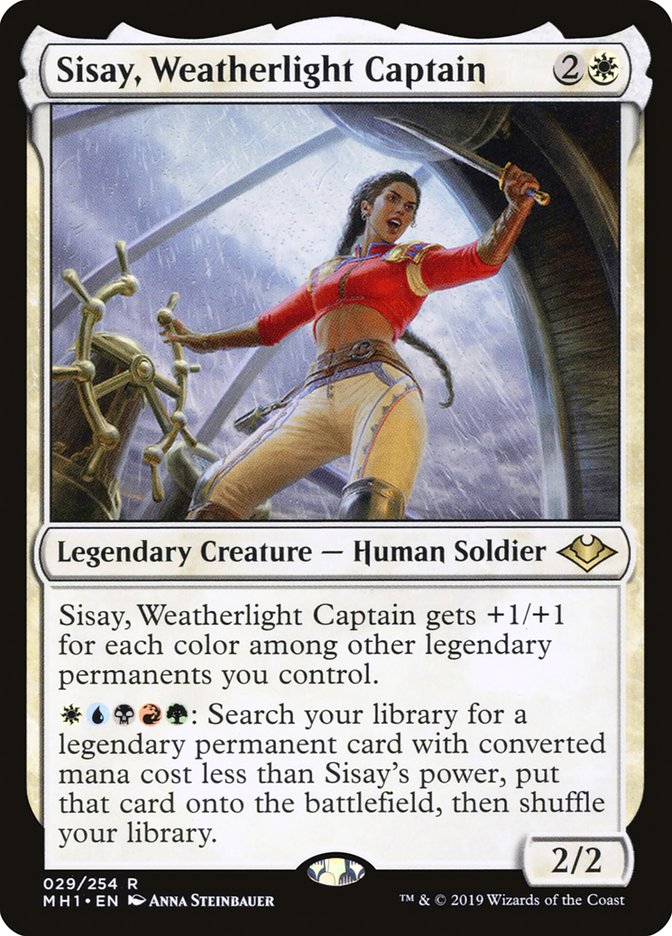 Sisay, Weatherlight Captain MH1-29 Modern Horizons Magic card