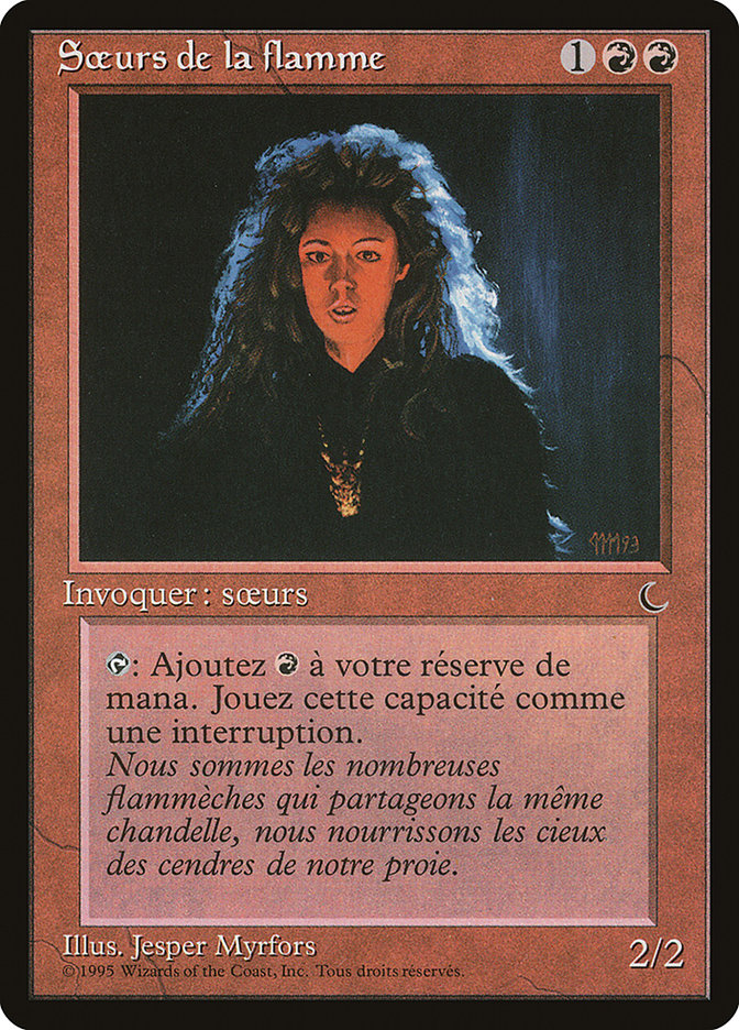 Sisters of the Flame REN-94 Renaissance Magic card