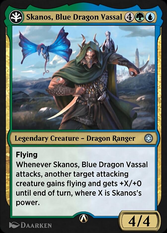 Skanos, Blue Dragon Vassal HBG-18U Alchemy Horizons: Baldur's Gate Magic card