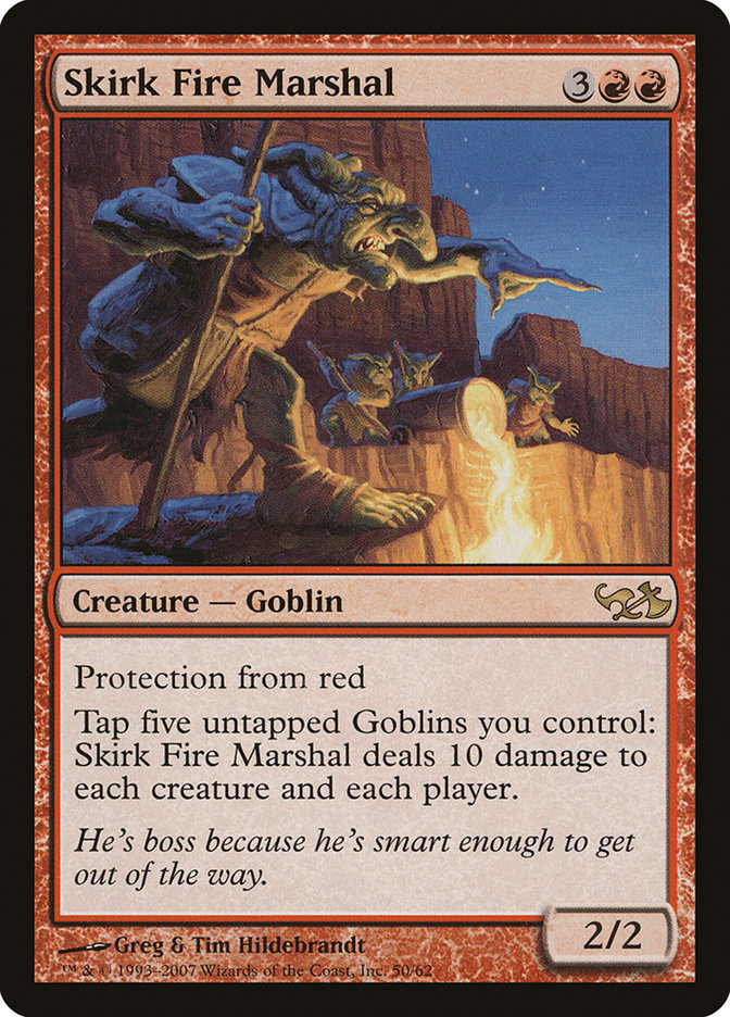 Skirk Fire Marshal DD1-50 Duel Decks: Elves vs. Goblins Magic card