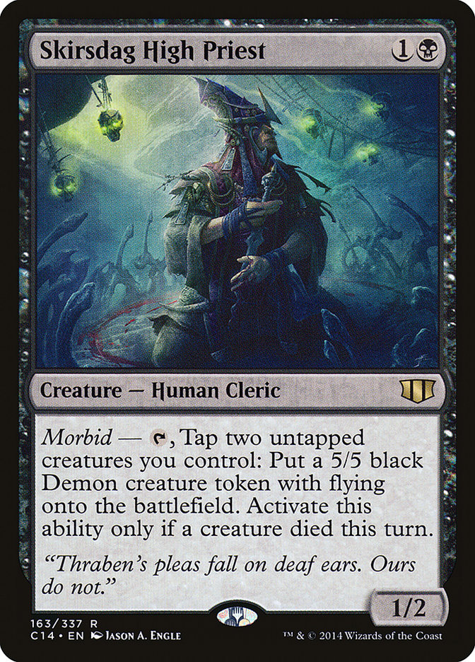 Skirsdag High Priest C14-163 Commander 2014 Magic card