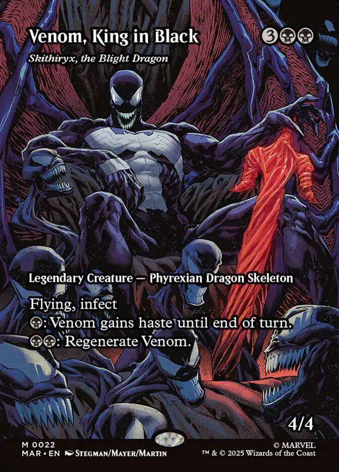 Skithiryx, the Blight Dragon MAR-22 Marvel Universe Magic card