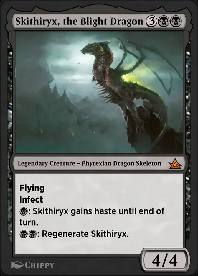 Skithiryx, the Blight Dragon OMB-22 Through the Omenpaths Bonus Sheet Magic card
