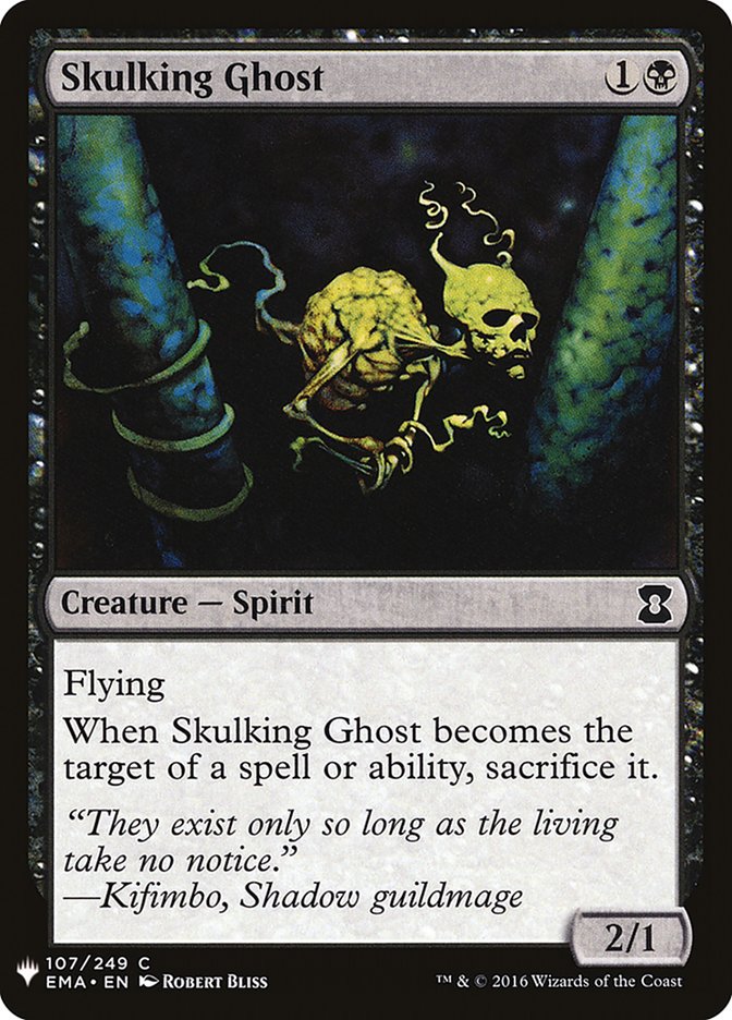 Skulking Ghost PLST-EMA-107 The List Magic card