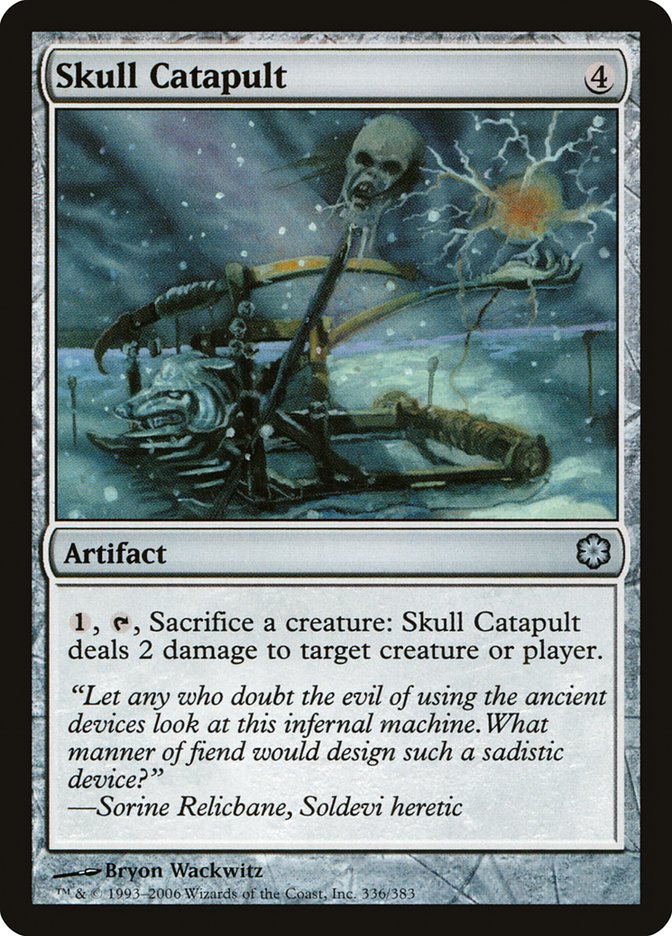 Skull Catapult CST-336 Coldsnap Theme Decks Magic card
