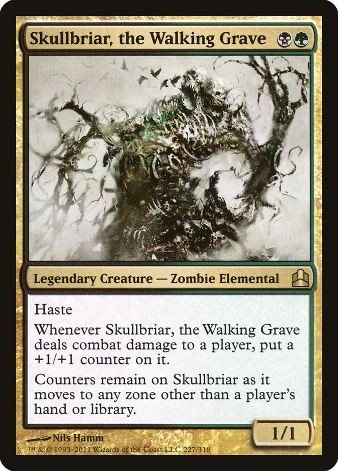 Skullbriar, the Walking Grave CMD-227 Commander 2011 Magic card