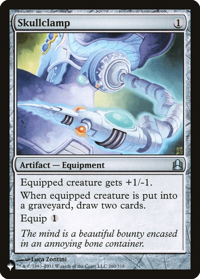 Skullclamp PLST-CMD-260 The List Magic card