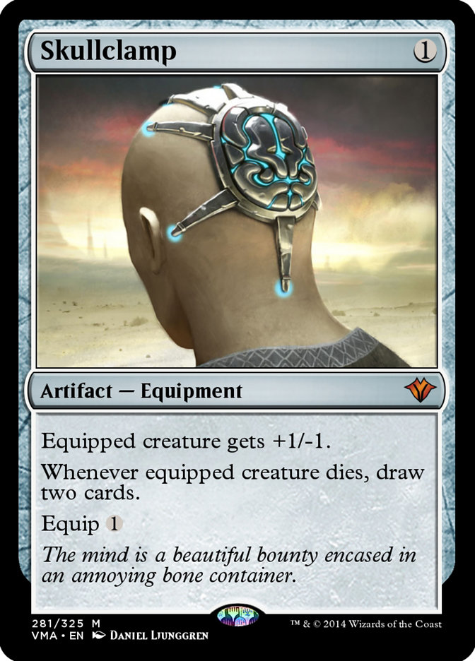 Skullclamp VMA-281 Vintage Masters Magic card