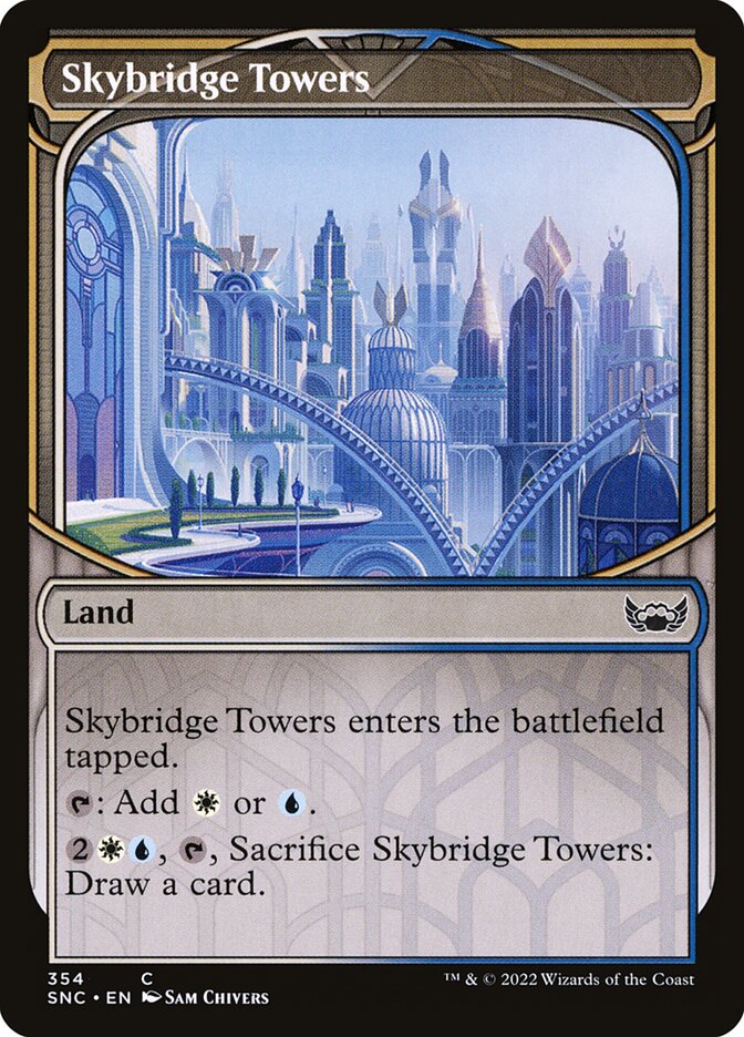 Skybridge Towers SNC-354 Streets of New Capenna Magic card