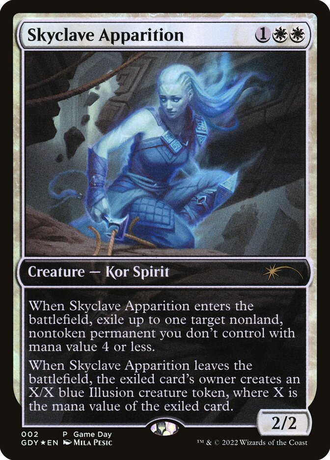 Skyclave Apparition GDY-2 Game Day Promos Magic card