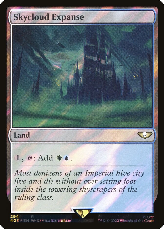 Skycloud Expanse 40K-294STAR Warhammer 40,000 Commander Magic card