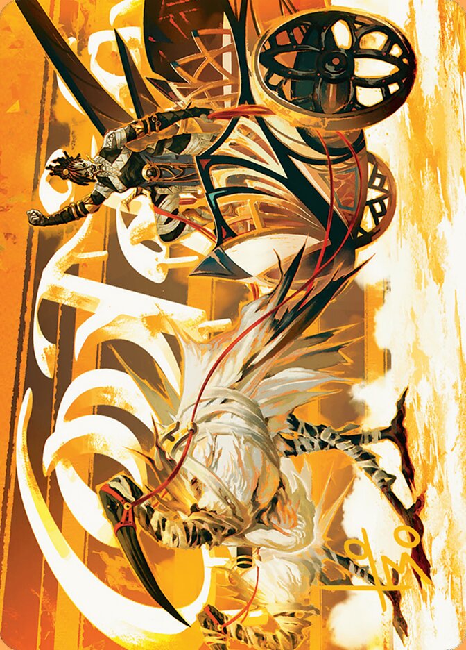 Skyseer's Chariot // Skyseer's Chariot ADFT-35 Aetherdrift Art Series Magic card