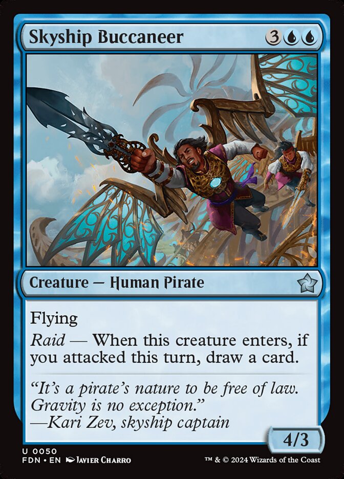 Skyship Buccaneer FDN-50 Foundations Magic card