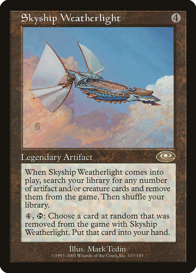 Skyship Weatherlight PLS-133 Planeshift Magic card