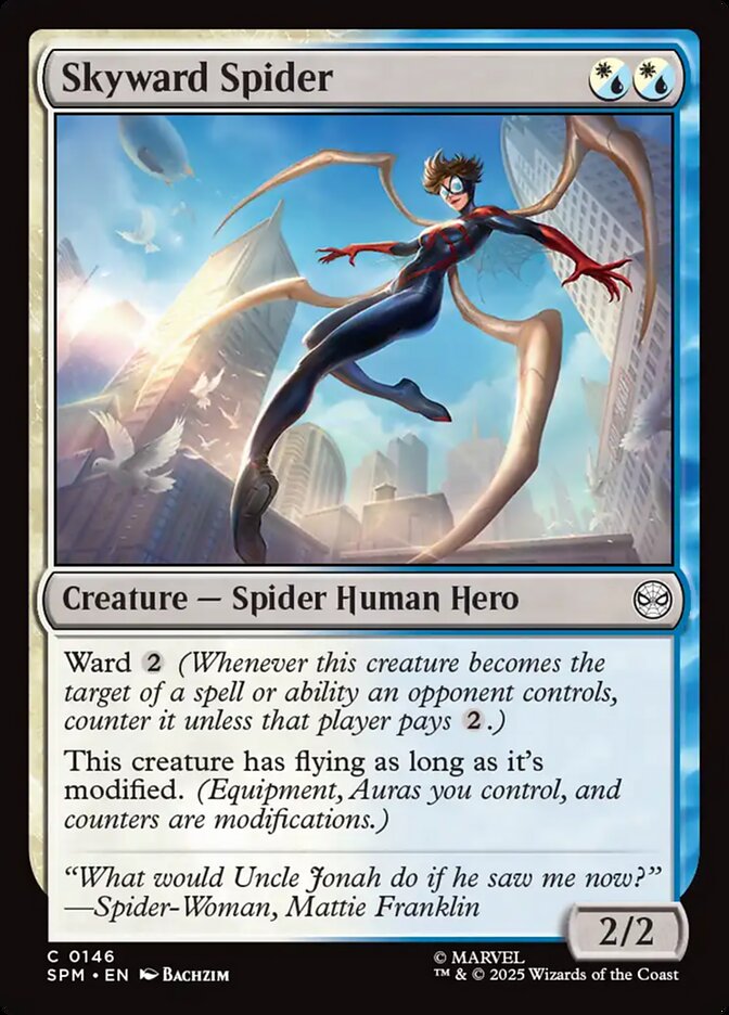 Skyward Spider SPM-146 Marvel's Spider-Man Magic card