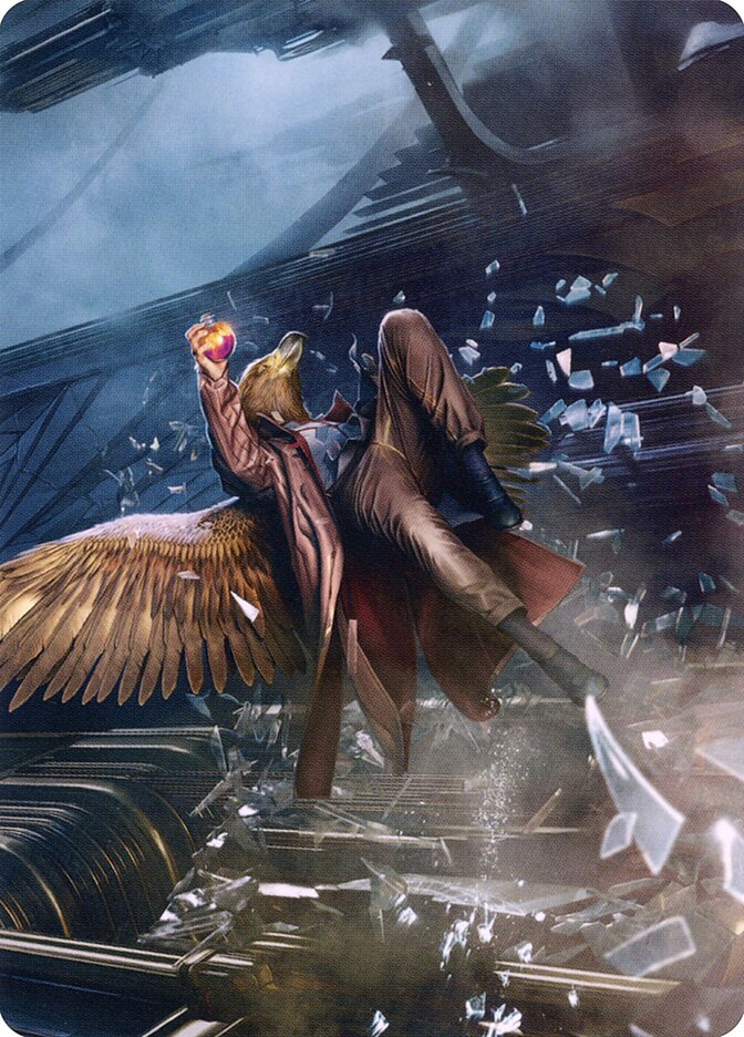 Skyway Robber // Skyway Robber ASNC-55 New Capenna Art Series Magic card
