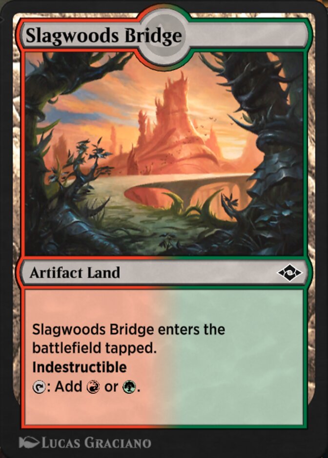 Slagwoods Bridge HA6-18 Historic Anthology 6 Magic card