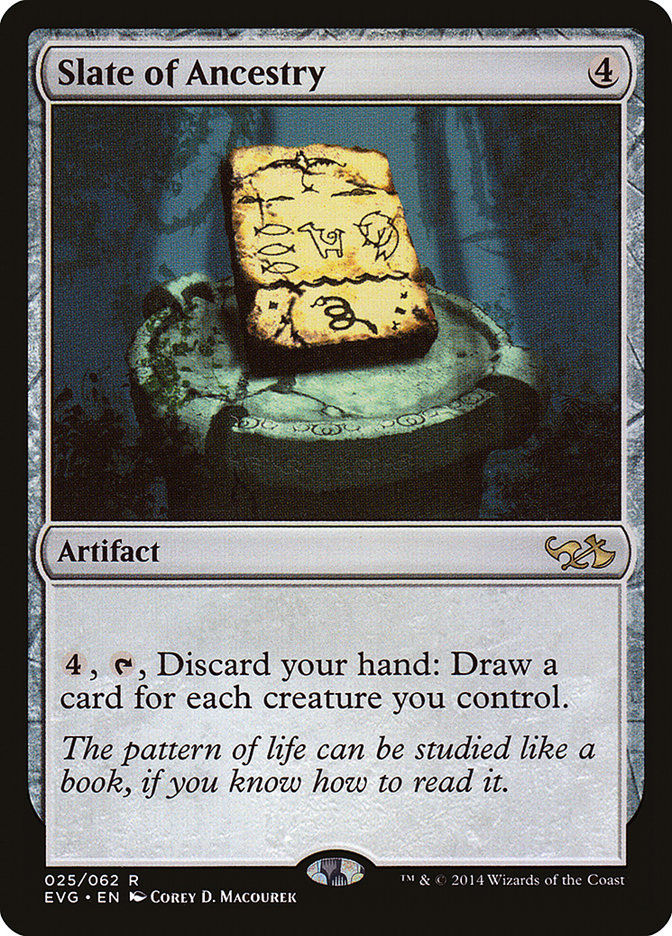 Slate of Ancestry EVG-25 Duel Decks Anthology: Elves vs. Goblins Magic card