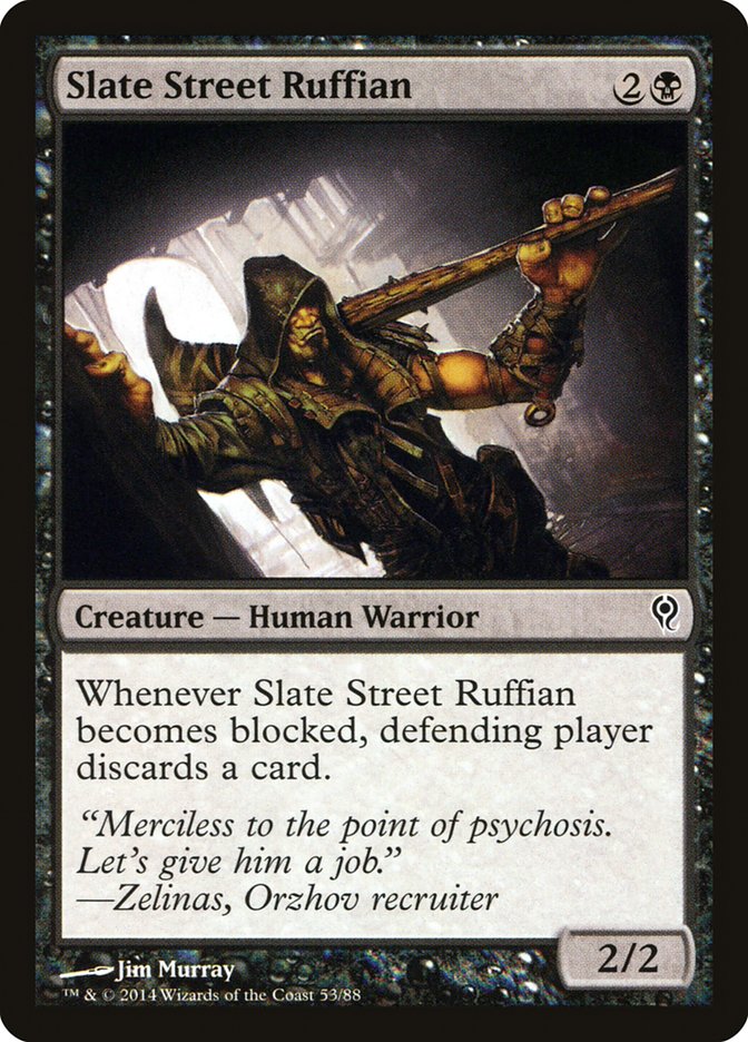 Slate Street Ruffian DDM-53 Duel Decks: Jace vs. Vraska Magic card