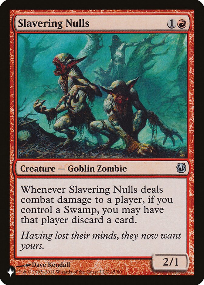 Slavering Nulls PLST-DDH-45 The List Magic card