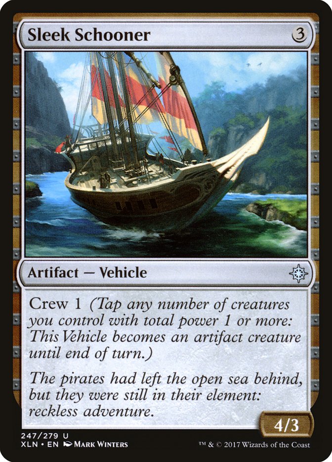 Sleek Schooner XLN-247 Ixalan Magic card