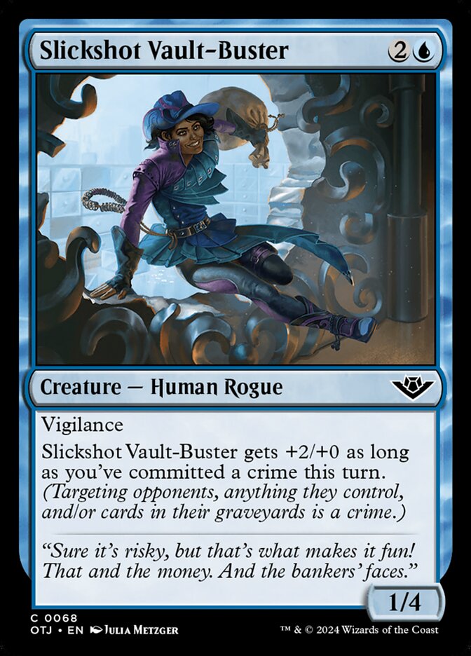 Slickshot Vault-Buster OTJ-68 Outlaws of Thunder Junction Magic card