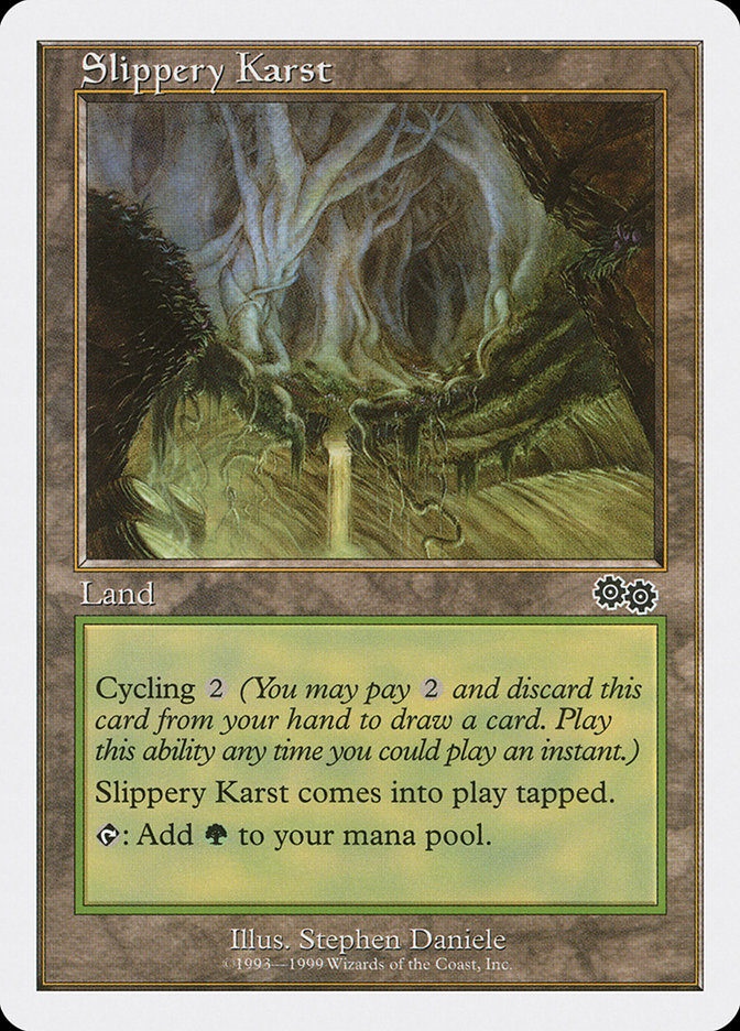 Slippery Karst BRB-73 Battle Royale Box Set Magic card