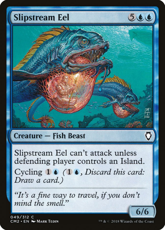 Slipstream Eel CM2-49 Commander Anthology Volume II Magic card