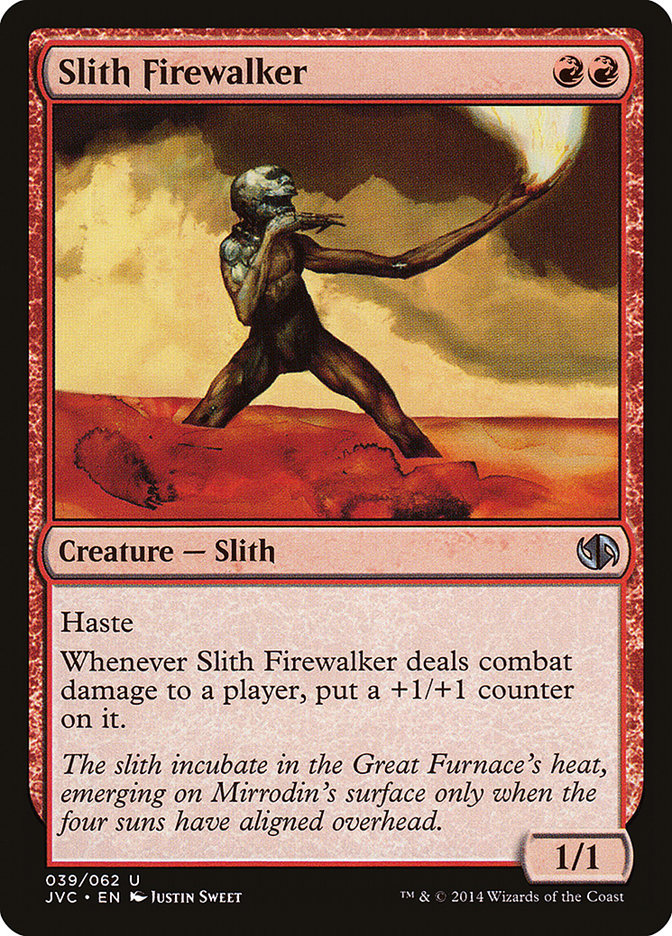 Slith Firewalker JVC-39 Duel Decks Anthology: Jace vs. Chandra Magic card
