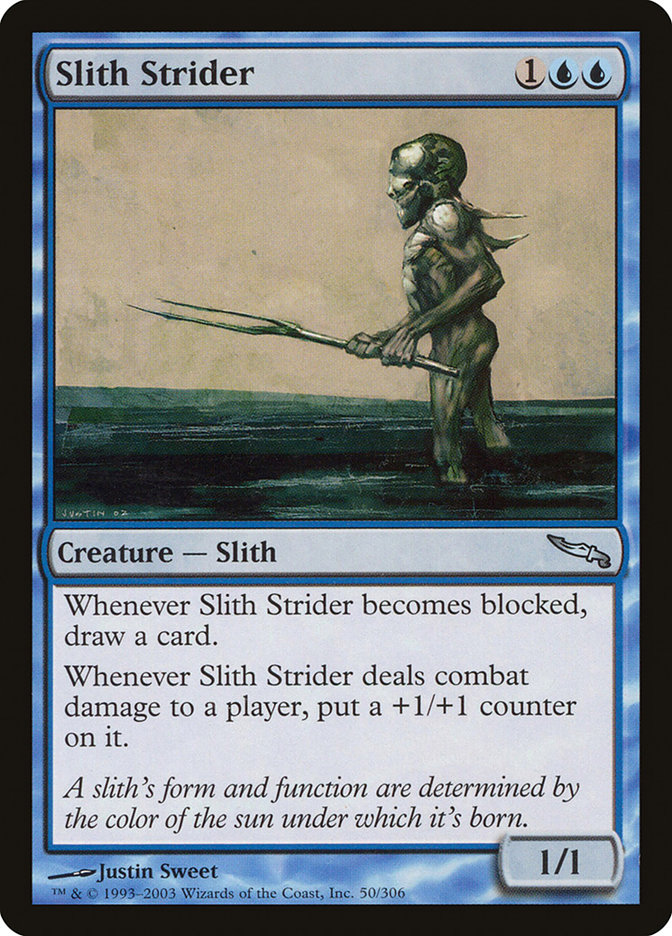 Slith Strider MRD-50 Mirrodin Magic card