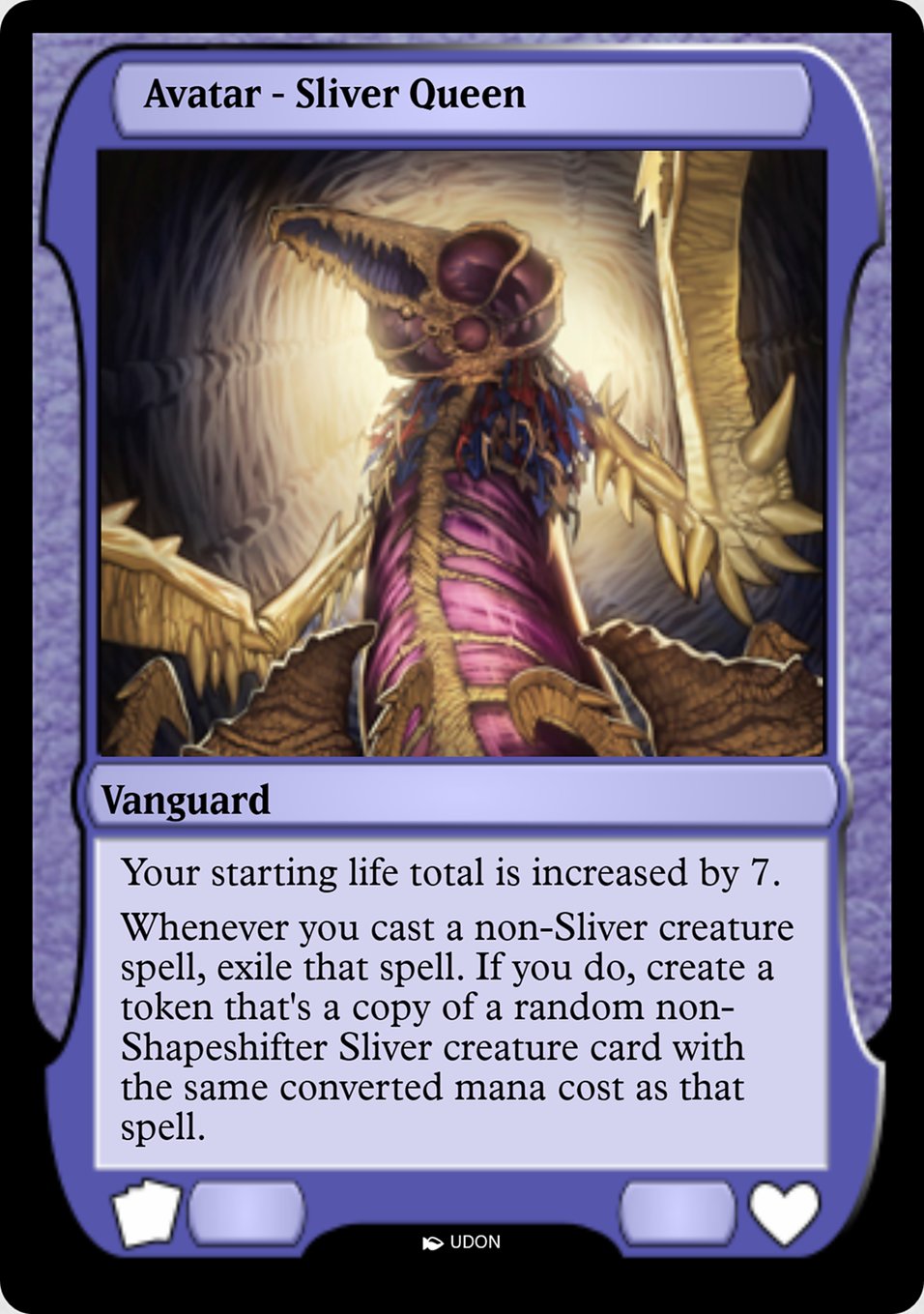 Sliver Queen Avatar PMOA-92 Magic Online Avatars Magic card