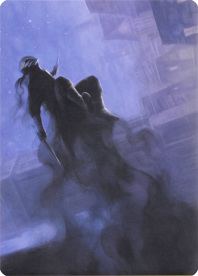 Smoke Shroud // Smoke Shroud AMH1-19 Modern Horizons Art Series Magic card