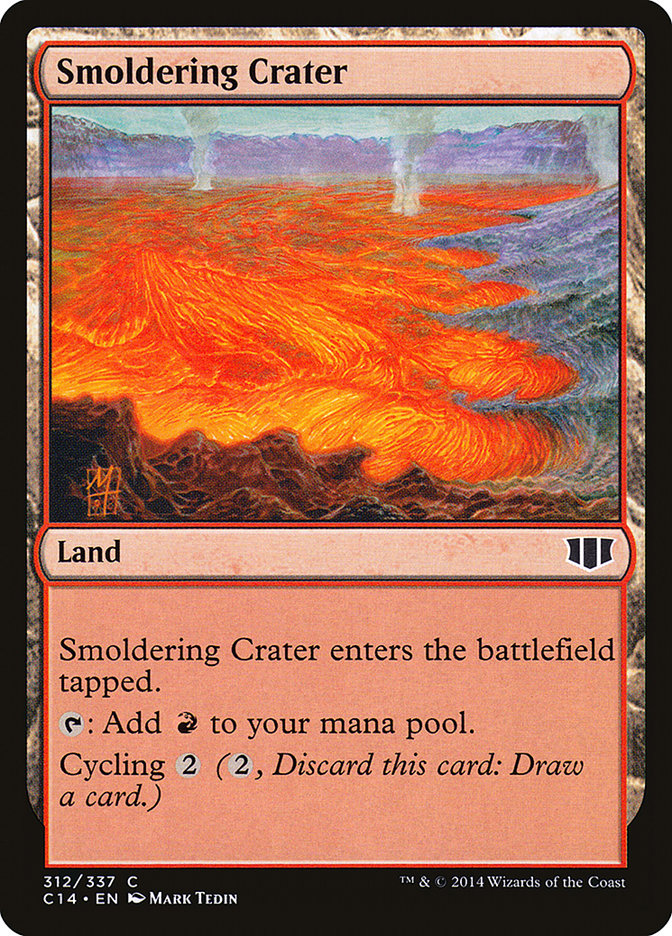 Smoldering Crater C14-312 Commander 2014 Magic card