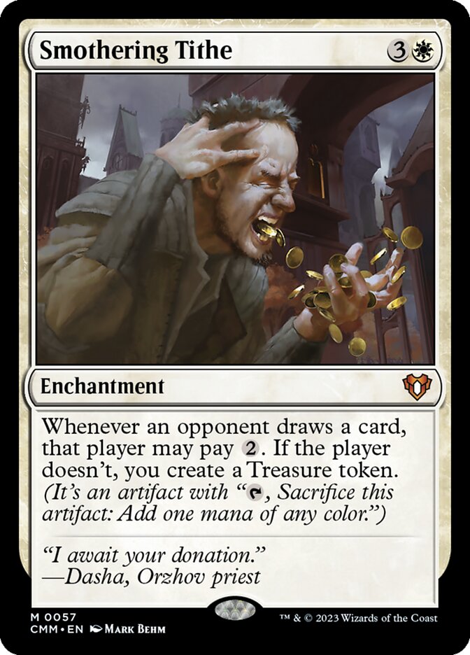 Smothering Tithe CMM-57 Commander Masters Magic card