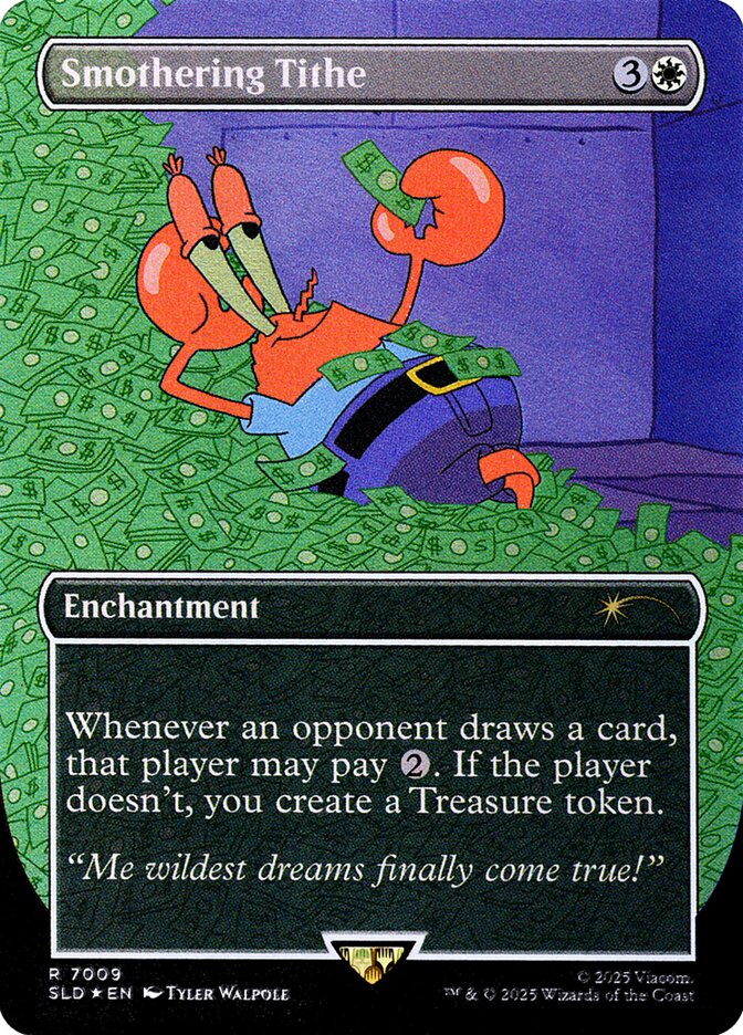 Smothering Tithe SLD-7009 Secret Lair Drop Magic card
