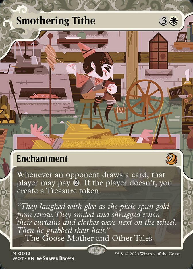 Smothering Tithe WOT-13 Wilds of Eldraine: Enchanting Tales Magic card