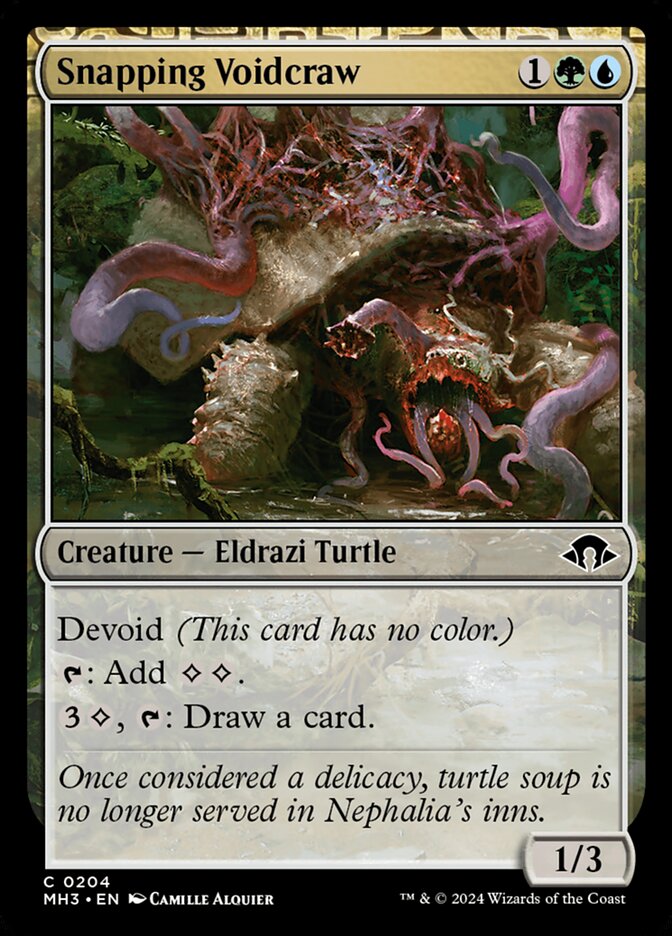 Snapping Voidcraw MH3-204 Modern Horizons 3 Magic card