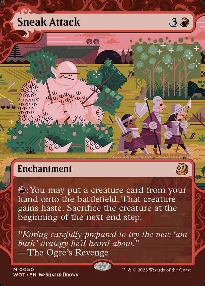 Sneak Attack WOT-50 Wilds of Eldraine: Enchanting Tales Magic card
