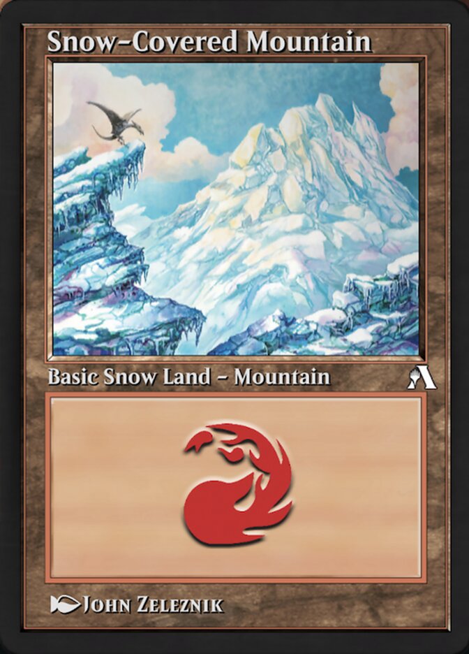 Snow-Covered Mountain ANA-95849 Arena New Player Experience Magic card